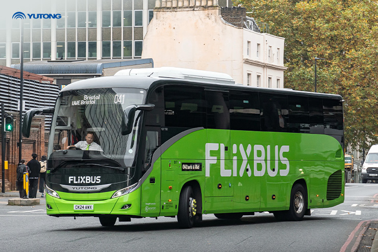 El Yutong número 2.000 del Reino Unido es GT12 de FlixBus para First Bus West of England