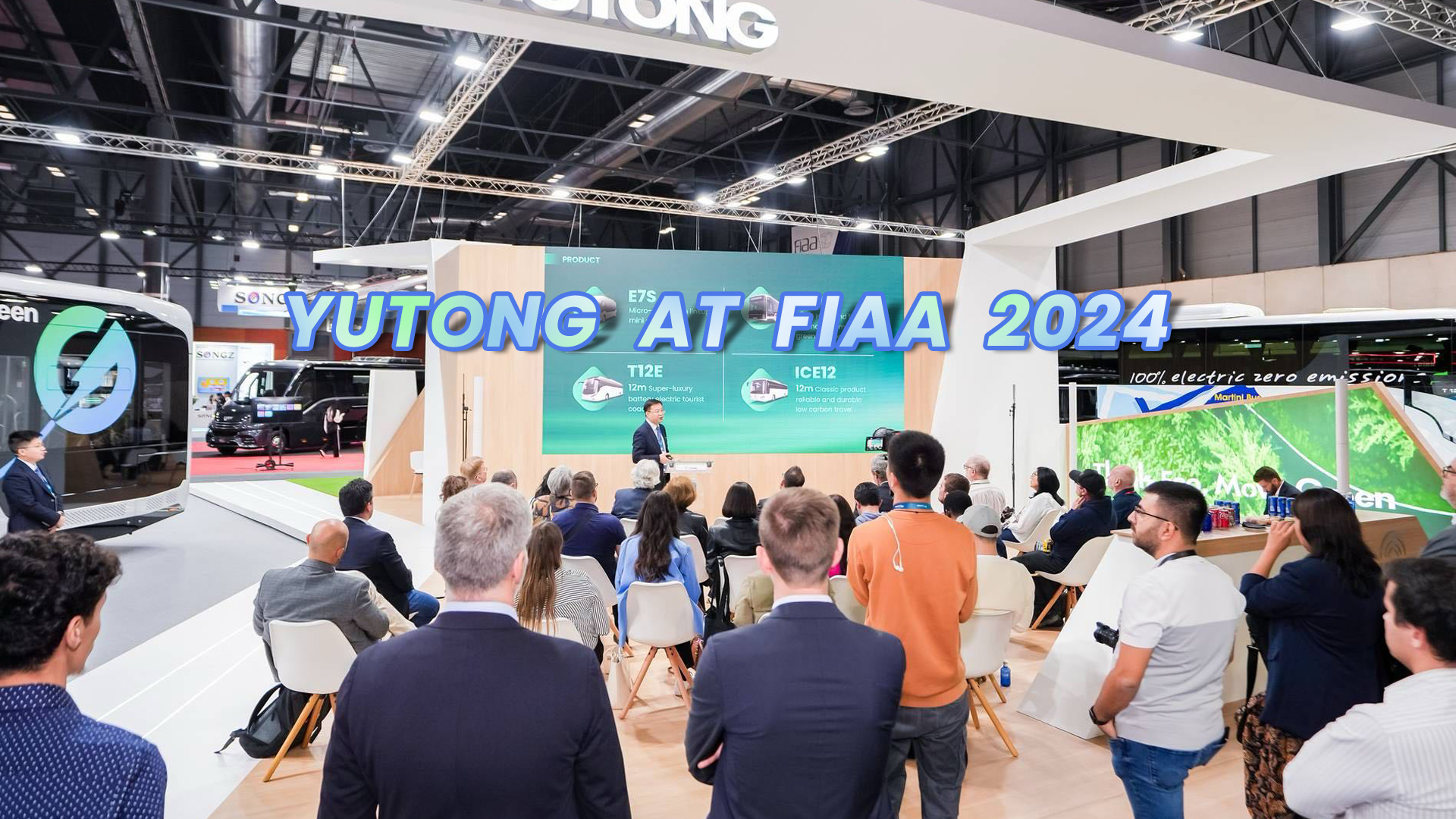 Yutong en la FIAA: Presentación de la fortaleza de la marca y su visión de futuro ante más de 40 medios de comunicación