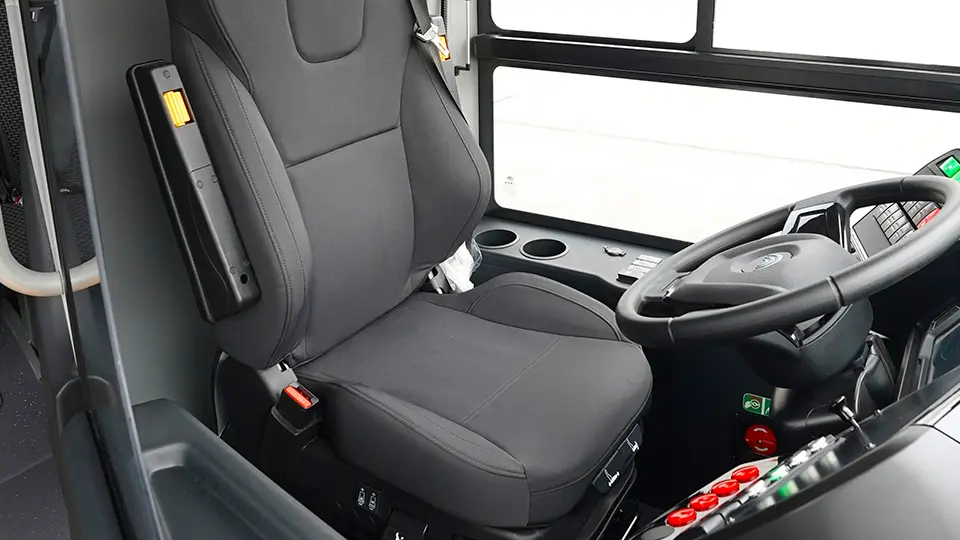 Asiento del conductor con suspensión neumática completa