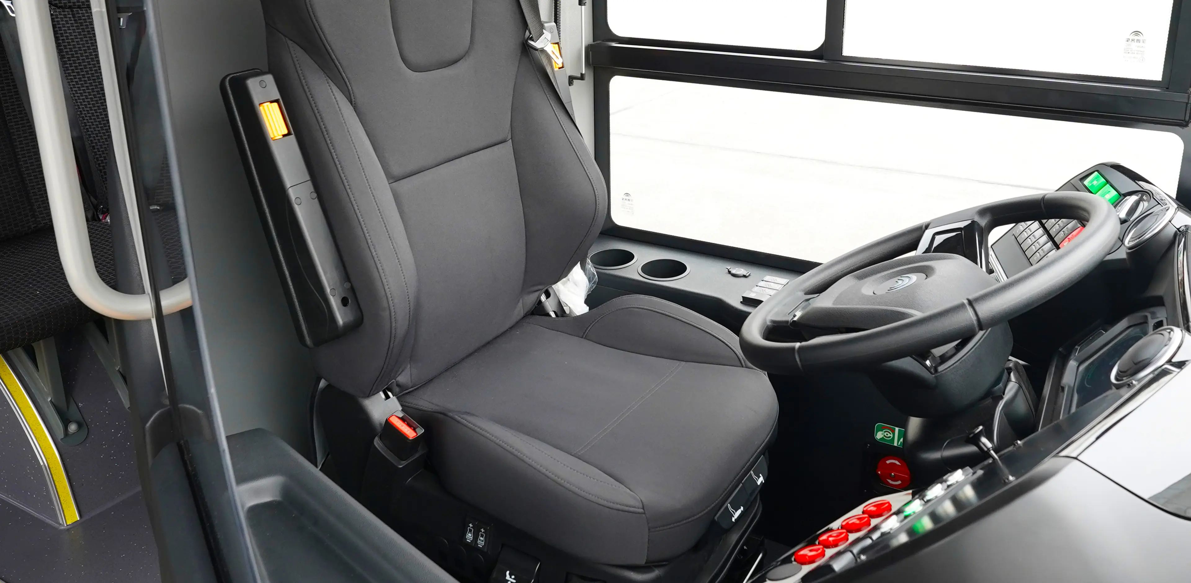 Asiento del conductor con suspensión neumática completa