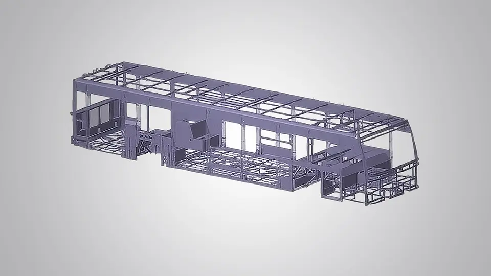 Todo el vehículo tiene una carrocería totalmente de aluminio