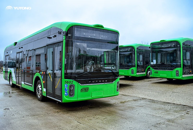 Trolebuses de Yutong entran en operación en Bucarest, Rumanía