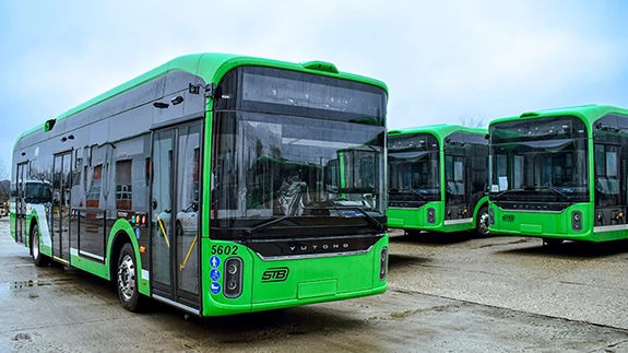 Trolebuses de Yutong entran en operación en Bucarest, Rumanía