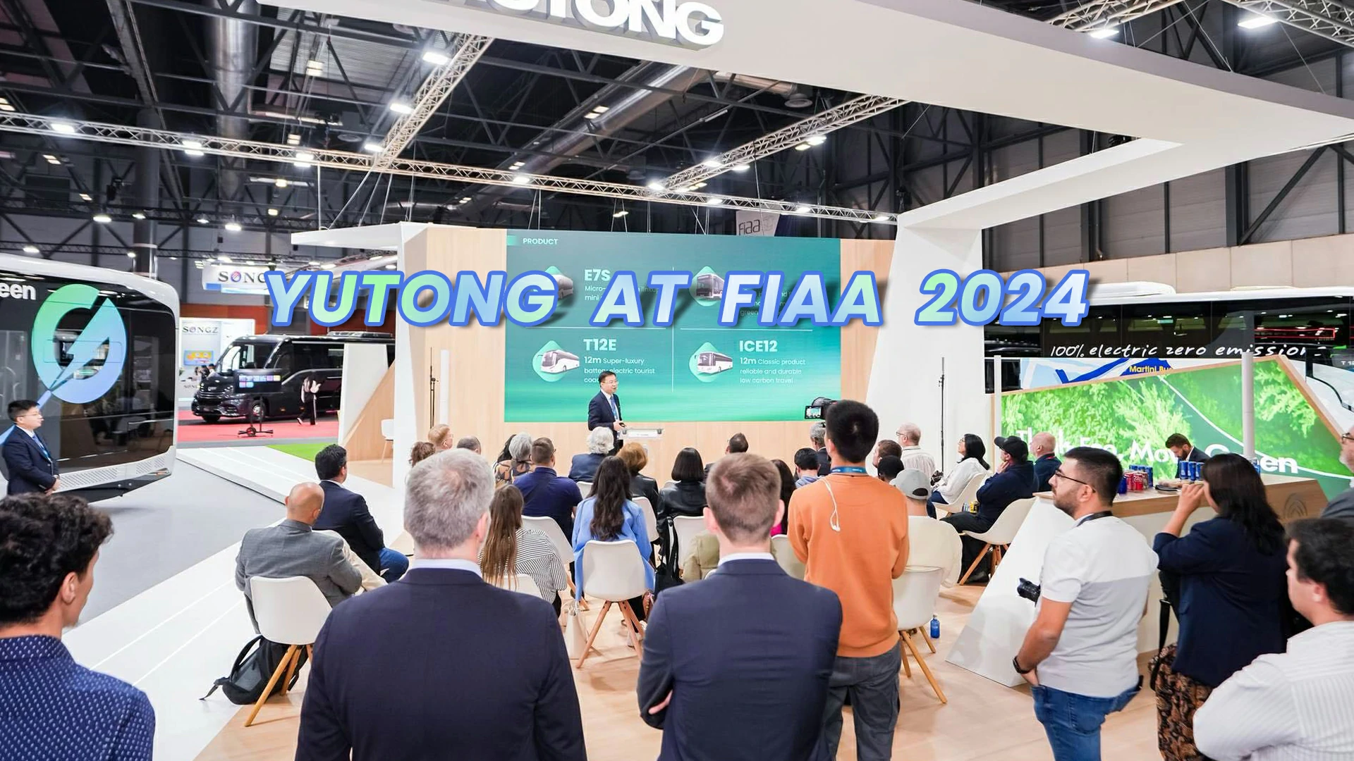 Yutong en la FIAA: Presentación de la fortaleza de la marca y su visión de futuro ante más de 40 medios de comunicación